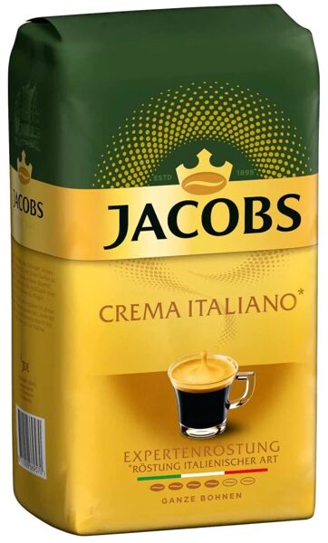 Jacobs Crema Italiano кофе в зернах 1 кг