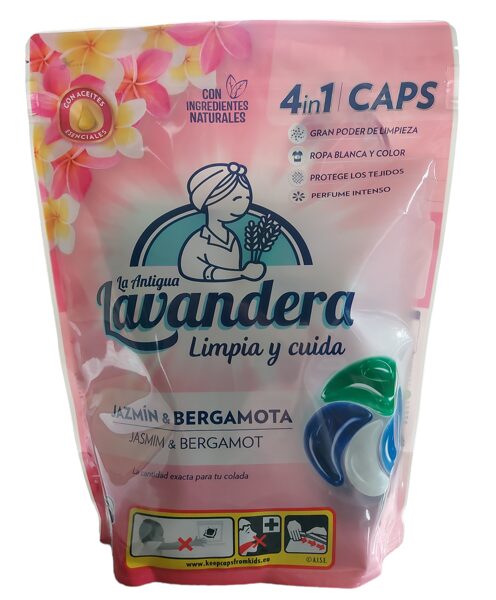 Lavandera Jasmin & Bergamot kapsulas veļas mazgāšanai 46 gab.