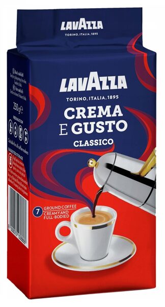 Lavazza Crema E Gusto Classico maltā kafija 250 g