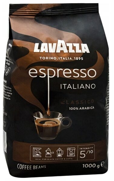 Lavazza Espresso Italiano Classico kafijas pupiņas 1 kg