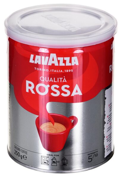  Lavazza Qualità Rossa maltā kafija (metāla bundžā) 250 g