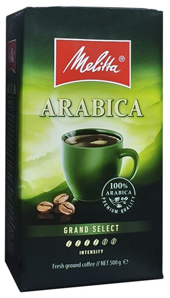 Melitta Arabica Grand Select maltā kafija 500 g