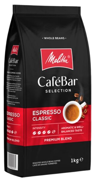 Melitta CaféBar Selection Espresso Classic kafijas pupiņas 1 kg