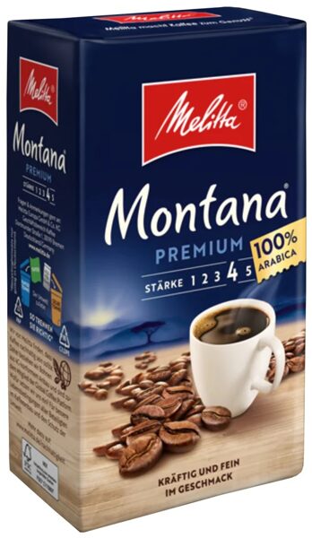 Melitta Montana Premium maltā kafija 500 g