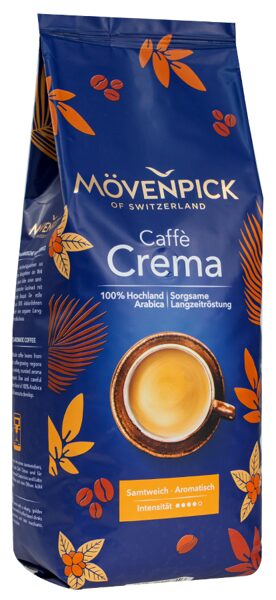 Mövenpick Caffè Crema kafijas pupiņas 1 kg