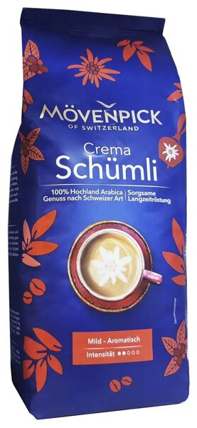 Mövenpick Crema Schümli kafijas pupiņas 1 kg