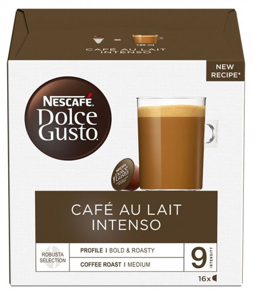 Nescafe Dolce Gusto Café Au Lait Intenso kafijas kapsulas 16 gab.