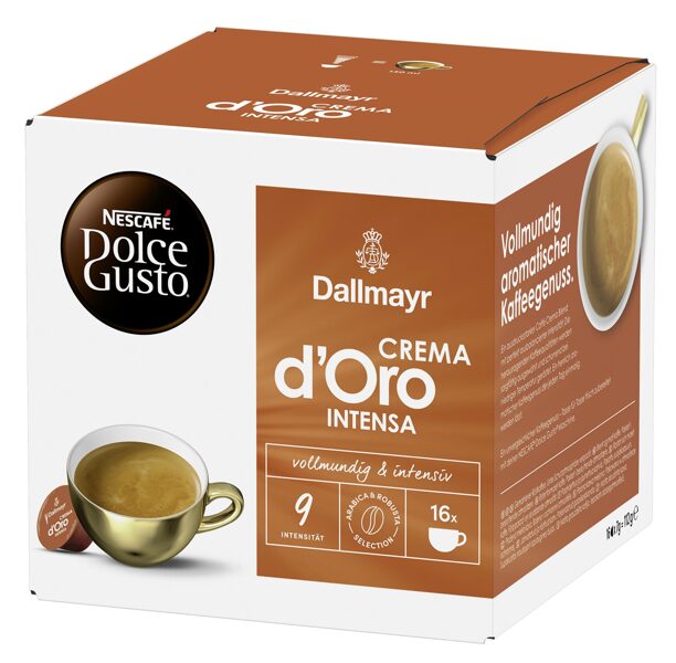 Nescafe Dolce Gusto Dallmayr Crema d'Oro Intensa кофейные капсулы 16 шт.