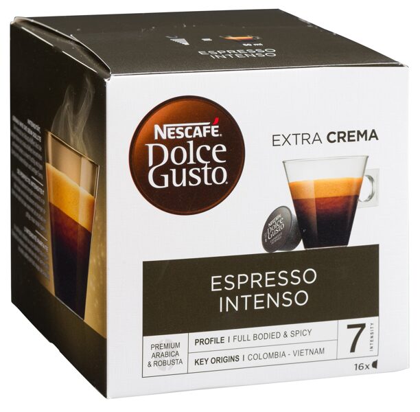 Nescafe Dolce Gusto Espresso Intenso kafijas kapsulas 16 gab.