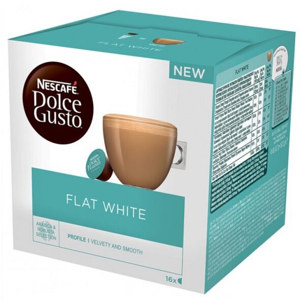  Nescafe Dolce Gusto Flat White kafijas kapsulas 16 gab.