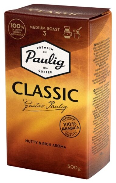 Paulig Classic maltā kafija 500 g