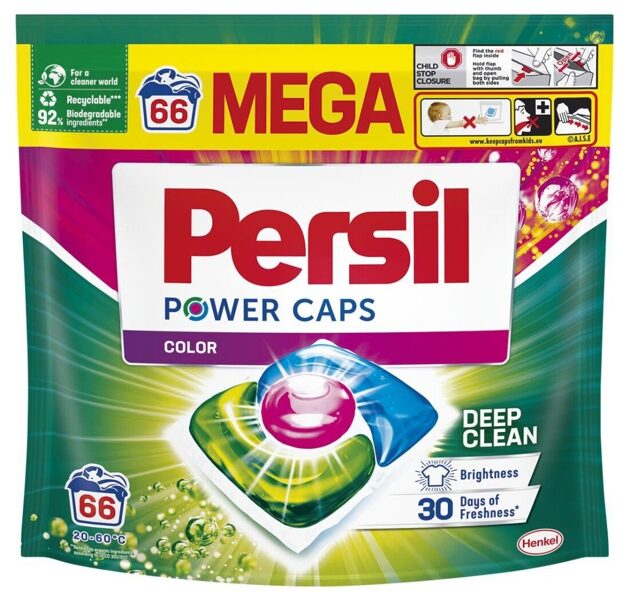 Persil Power Caps Color kapsulas veļas mazgāšanai 66 gab.