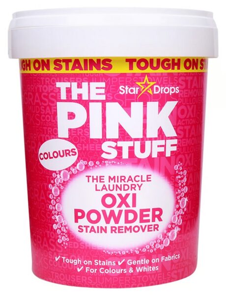 The Pink Stuff Oxi Powder dėmių valiklio milteliai spalvotiems skalbiniams 1 kg