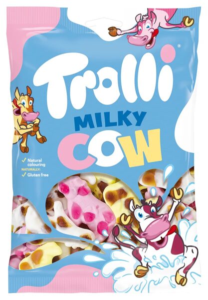 Trolli Milky Cow želejkonfektes 200 g