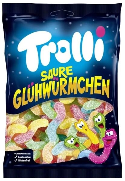 Trolli Saure Glühwürmchen želejkonfektes 200 g