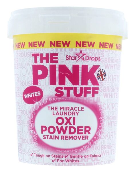 The Pink Stuff Oxi Powder dėmių valiklio milteliai baltiems skalbiniams 1 kg